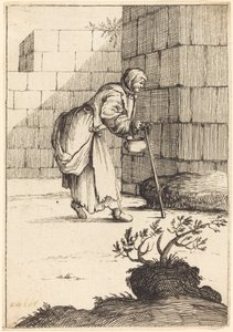 Żebraczka, XVII wiek. autorstwa Unbekannt