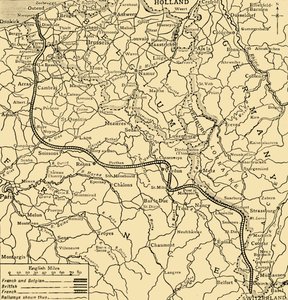 Pozycje belgijskie, brytyjskie i francuskie, I wojna światowa, 1915, c1920. autorstwa Unbekannt