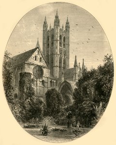Dzwon Harry Tower, Katedra w Canterbury, 1890. autorstwa Unbekannt