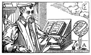 Bernard Abattia, astrolog francuski z XVI wieku, 1572 autorstwa Unbekannt