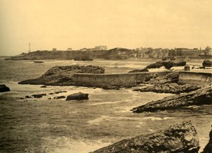 Biarritz - La Digue de la Cafetiere, ok. 1930. autorstwa Unbekannt
