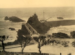 Biarritz - Skała Dziewicy, ok. 1930. autorstwa Unbekannt