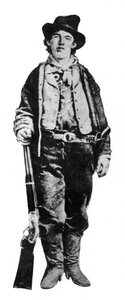 Billy the Kid, amerykański bandyta i banita, c1877-1881 1954 autorstwa Unbekannt