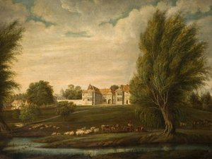 Birdingbury Hall, Warwickshire, 1800. autorstwa Unbekannt