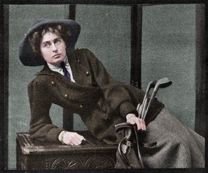 Czarna czapka, c1910 autorstwa Unbekannt
