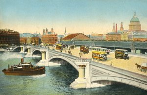 Blackfriars Bridge, Londyn, ok. 1910. autorstwa Unbekannt