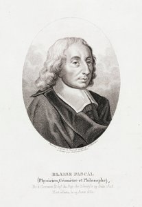 Blaise Pascal, francuski matematyk, fizyk i teolog, ok. 1660 autorstwa Unbekannt