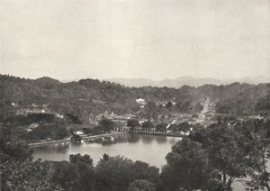 Widok na jezioro Kandy od Greory Road do NNW, 1926 autorstwa Unbekannt