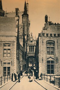 Ulica Ślepego Osła, ok. 1910 r. autorstwa Unbekannt