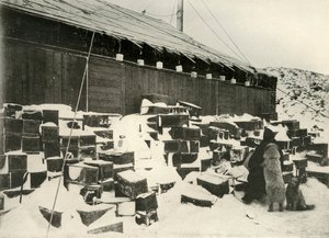 Bloki lodu... aby ustalić szybkość parowania, 1908, 1909 autorstwa Unbekannt