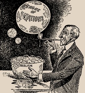 Puszczać bańki. Woodrow Wilson i Liga Narodów, 1919. autorstwa Unbekannt