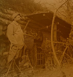 Bois dHaumont, północna Francja, c1914-c1918 autorstwa Unbekannt