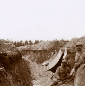 Bois de la Grille, północna Francja, c1914-c1918 autorstwa Unbekannt