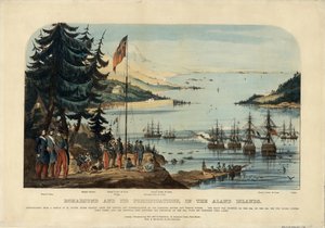 Bomarsund i jego fortyfikacje, na Wyspach Alandzkich 1854, 1854 autorstwa Unbekannt