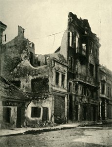 Zbombardowane budynki w Belgradzie, Serbia, I wojna światowa, październik 1915, ok. 1920. autorstwa Unbekannt