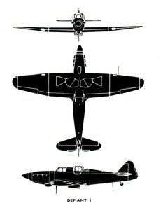Boulton Paul Defiant I, 1941. autorstwa Unbekannt