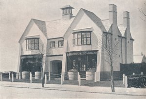 Bournville: dwa wiejskie sklepy, WA Harvey, c1900 1901-1902 autorstwa Unbekannt