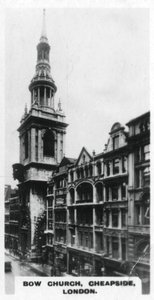 Bow Church, Cheapside, Londyn, ok. 1920 r. autorstwa Unbekannt