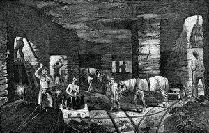 Kopalnia węgla Bradley, niedaleko Bilston, 1886 autorstwa Unbekannt