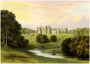 Zamek Brancepeth, Lord Boyne, ok. 1880 r. autorstwa Unbekannt