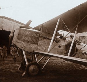 Dwupłatowiec Breguet zaraz wystartuje, c1914-c1918 autorstwa Unbekannt
