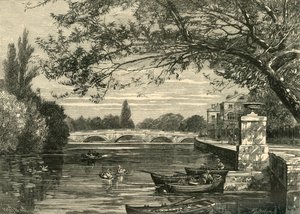 Most nad Ouse, Bedford, 1898. autorstwa Unbekannt