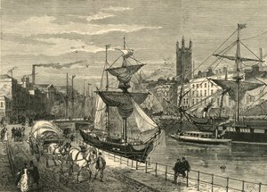 Bristol, od St. Augustines Quay, 1898. autorstwa Unbekannt