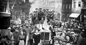 Brytyjskie siły ekspedycyjne w Rouen, Francja, I wojna światowa, 1914 autorstwa Unbekannt