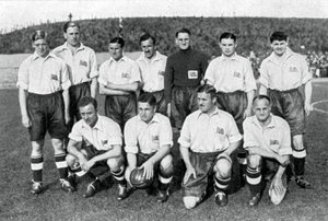Brytyjska drużyna olimpijska w piłce nożnej, Igrzyska Olimpijskie w Berlinie, 1936 autorstwa Unbekannt