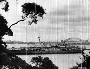Brytyjski lotniskowiec HMS Venerable, Sydney, Australia, c1946 autorstwa Unbekannt