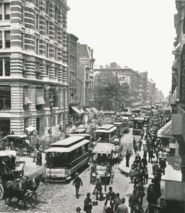 Broadway, Nowy Jork, USA, 1895. autorstwa Unbekannt