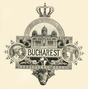 Bukareszt, koniec XIX-początek XX wieku. autorstwa Unbekannt