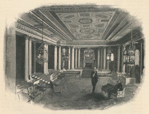 Pałac Buckingham: Marmurowa Sala, 1886 autorstwa Unbekannt