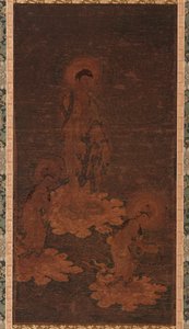Powitanie Buddy Amidy, okres Kamakura, XIV wiek. autorstwa Unbekannt