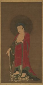 Budda Amitabha Zstępujący ze Swojej Czystej Krainy, koniec XIII wieku. autorstwa Unbekannt