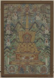 Budda w stupie, XVI-XVII wiek. autorstwa Unbekannt