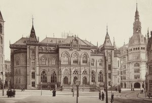 Budynek giełdy w Bremie. około 1900 autorstwa Unbekannt