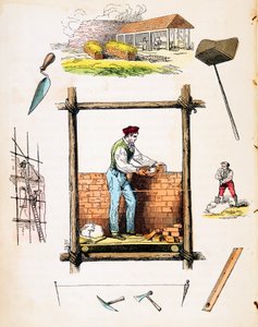 Handel budowlany, ok. 1845 autorstwa Unbekannt