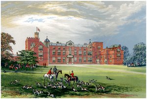 Burton Constable, Yorkshire, dom Baroneta Constable, c1880 autorstwa Unbekannt