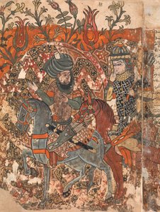 Mission Folio 5v, 6r Burzuyi z Kalila Wa Dimna z Bidpai, XVIII wiek. autorstwa Unbekannt