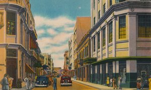 Ulica Biznesowa, Barranquilla, ok. 1940 r. autorstwa Unbekannt