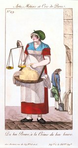 Sprzedawca masła, 1826 autorstwa Unbekannt