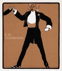 CH MacDermott 1845-1901, gwiazda sali muzycznej, koniec XIX wieku autorstwa Unbekannt