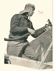 C.W.A. Scott rozmawia z Londynem: Jeśli lecisz nocą, startuj z budkami, c1935 1935. autorstwa Unbekannt