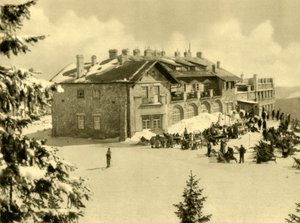 Stacja kolejki linowej, Góry Rax, Dolna Austria, ok. 1935. ten autorstwa Unbekannt