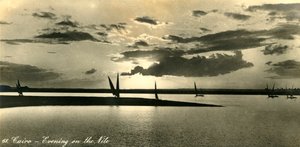 Kair - Wieczór nad Nilem, c1918-c1939. autorstwa Unbekannt