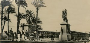 Kair - Most Kasr-El-Nil, c1930-c1939. autorstwa Unbekannt