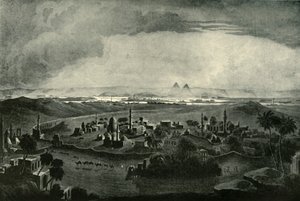 Kair i piramidy, początek XIX wieku, 1901. autorstwa Unbekannt
