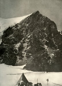 Obóz 17 grudnia na lodowcu Ferrar poniżej Sentinel Rock, 1908, 1909 autorstwa Unbekannt