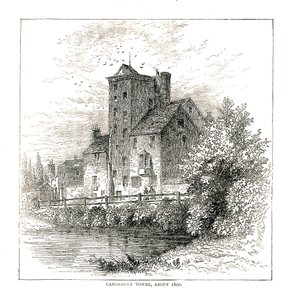 Wieża Canonbury Około 1800, 1878 autorstwa Unbekannt